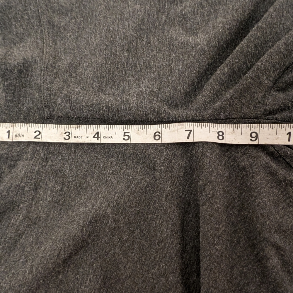 Eileen Fisher Wide Leg Pants Pull On Viscose Heathered Grey Stretch Jersey Sz PS - Picture 8 of 9